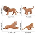 thumbnail image 3 of 4PCS Li-on Animal Toys Figurines Home Decorate Preschool Educational, 3 of 6
