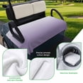 thumbnail image 5 of Golf Cart Seat Covers for 2 Seater,Purple Ombre Soft Microfiber Cart Seat Towel Blanket,White Gradient Modern Abstract Art Absorbent Breathable Non Slip Bench Seats Protector for Golf Course 51"x31", 5 of 9