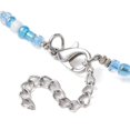 thumbnail image 5 of 20 pc Turquoise Starfish Turtle Seed Beaded Necklace for Women Deep Sky Blue 15.75 inch(40cm), 5 of 5
