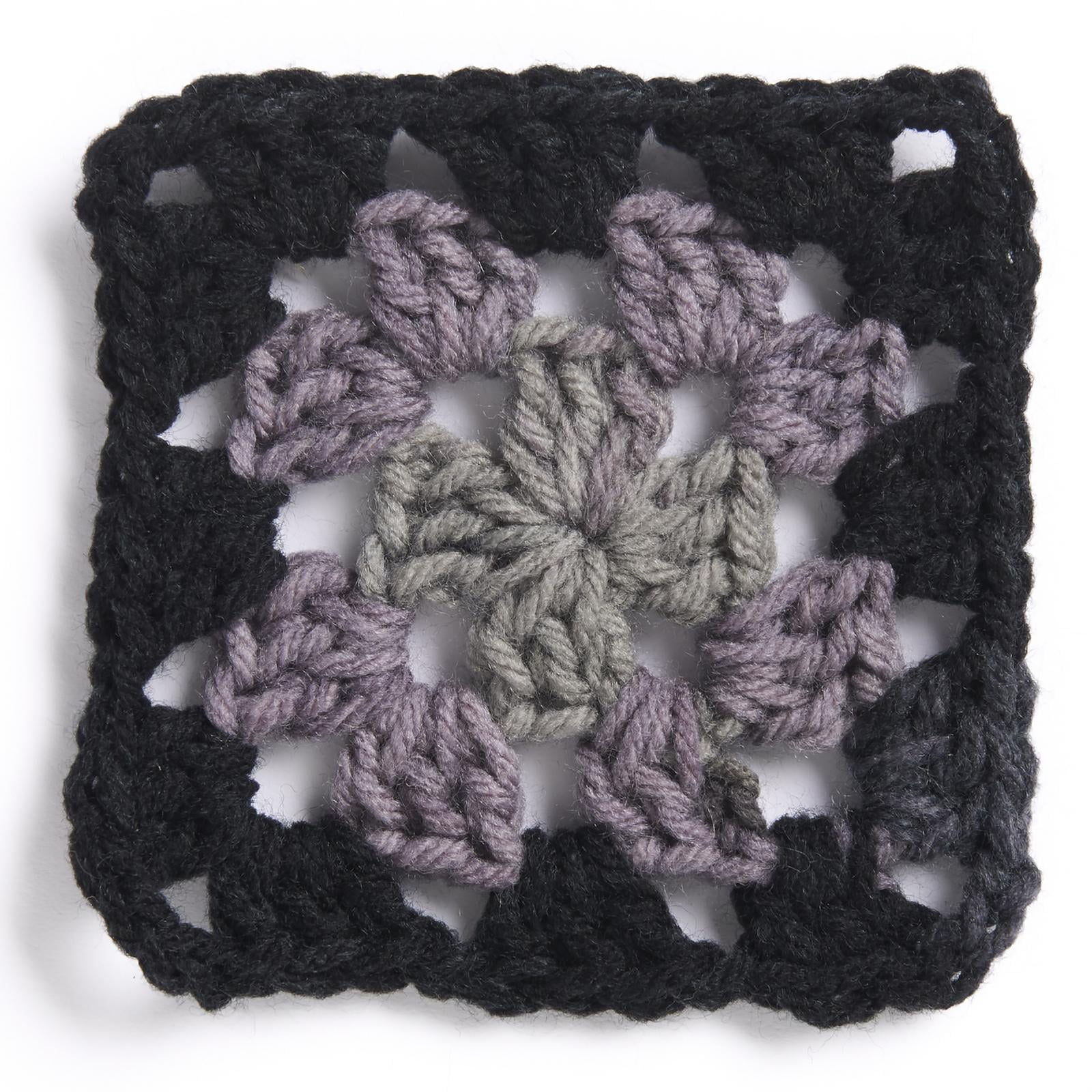 Red Heart® All In One Granny Square Petite™ #4 Worsted (Medium) Acrylic Yarn, Darkside 8.8oz/250g 440 Yards (3 Pack)