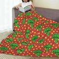 thumbnail image 6 of Zufioo Broccoli Fleece Blanket Queen Size,Plush Bed Blanket,Ultra Soft Throw Blanket,Plush Fuzzy Cozy Blanket Perfect for Bed,Couch-50"x40", 6 of 7