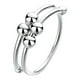 thumbnail image 2 of 2 piezas de anillo antiestrés de aleación de oro y plata que reduce la ansiedad, relaja la mente, anillos de cuentas abiertas, accesorios para los dedos de las mujeres, 2 of 12