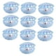 thumbnail image 5 of 10 cabujones de resina con forma de concha de perla, dijes de resina con parte trasera plana para manualidades DIY Azul, 5 of 7