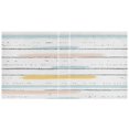 thumbnail image 2 of Abstract Stripes and Dots 12.4x10.6in PVC Round Ring Binders, 2-Pack, D-Ring 3-Hole, Metal Clip, 2 of 10