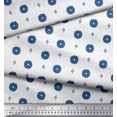 thumbnail image 3 of Soimoi Rayon Fabric Floral Block Printed Fabric 1 Yard 42 Inch Wide, 3 of 5