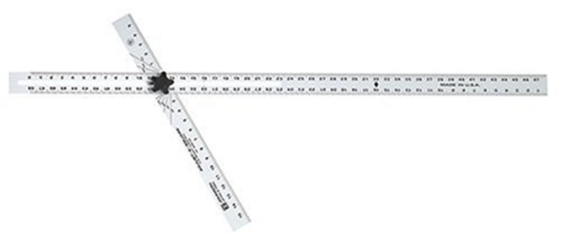 Johnson Level & Tool ADS48 AdjustASquare 48Inch Aluminum Drywall