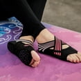 thumbnail image 3 of Calcetines de entrenamiento de baile Yuyangstore 2 pares de yoga para mujer antideslizantes, 3 of 8