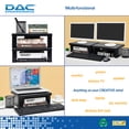 thumbnail image 4 of Stax MP-107 Support Ergonomique Réglable en Hauteur pour Moniteur/ordinateur Portable, Noir, Lot de 2, 4 of 4