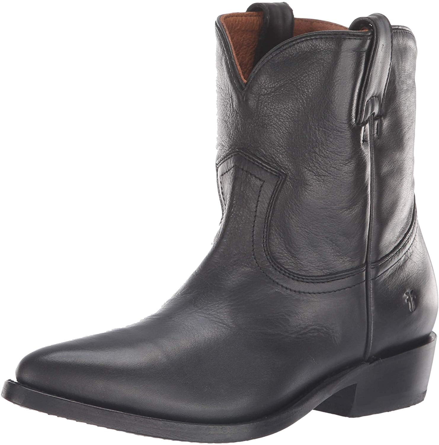 womens short black cowboy boots