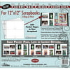 Pioneer Scrapbook Refill Page 12x12 5pc 4x6 Pocket