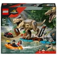 thumbnail image 2 of Set LEGO Jurassic World Huida por el Río y T. rex a la Caza 76975, 2 of 4