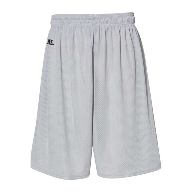 9 Shorts en Maille Tricotée Dri-Power, S, Argent Gridiron