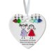 thumbnail image 1 of Corazón de cristal marino Amistad eterna Corazón de recuerdo Adorno de corazón de amistad para colgar Arte de cristal marino Para, 1 of 5