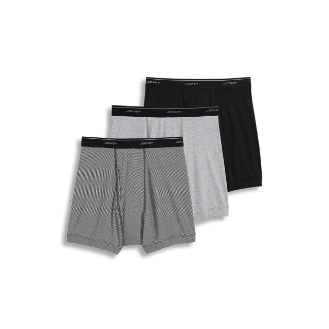 Calzoncillos bóxer Underwear Jockey Classic 5 para hombre, paquete de 3, talla M