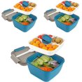thumbnail image 1 of Shopwithgreen 52 OZ to Go Salad Container Lunch Container, BPA-Free, 3-Compartment for Salad Toppings and Snacks, Salad Bowl with Dressing Container, 1 of 4