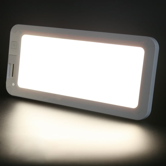 Facon Dimmable 12-30V LED RV Camper Ceiling Dome Light With Switch,  Super Bright Interior Lighting，3000K/4000K/6000K, For Motorhome, Trailer, Car,  Caravan, Truck And Boat