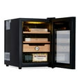 thumbnail image 3 of Towallmark 200-Count Electric Cigar Cabinet – 33L Humidor with Hygrometer, Lighting Control, and Fan, 3 of 7
