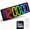 Rgb, variant on 17.2" Digital Wall Clock with Seconds, Large Countdown Timer for Classroom Gym Kitchen Office, Clock with Remote Control, 4 Dimmable Brightness, Auto DST (RGB)