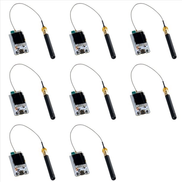 8X Placa de Desarrollo Heltec Meshtastic LoRa32 V3 863-928MHZ SX1262 Pantalla OLED de 0,96 Pulgadas BT WIFI ESP32 Lora Kit