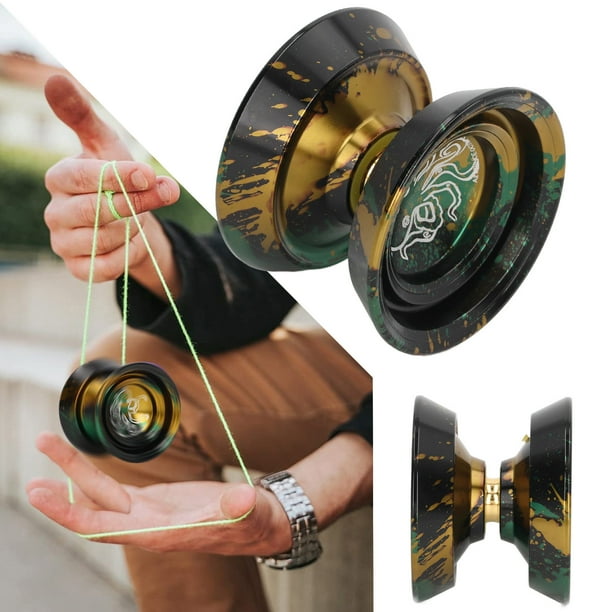 Metal Profesional Yoyo, Yoyo Que No Responde Para Jugadores Avanzados, aleación De Aluminio Yoyo Con Programa Avanzado, Rotación Estable Y Herramientas De Entrenamiento, Para