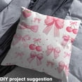 thumbnail image 2 of jejeloiu Cute Strawberry Cherry Fabric by the Yard 1 Yard,Cartoon Bowtie Bow Home Decor Fabric by the Yard,Pink White Sewing Fabric For Girls,Ultra Soft Home Decor, 2 of 6