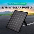 thumbnail image 2 of Panel Solar 10W18V Cargador Lento para Batería de Automóvil Mantenedor de Batería Solar Coche Camión RV Motocicleta Remolque Marino, 2 of 5