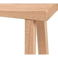thumbnail image 3 of International Concepts 24-Inch Saddle Seat Stool, Unfinished, 3 of 3