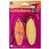 24 count (12 x 2 ct) Prevue Birdie Basics Flavored Cuttlebone Orange and Vanilla Small 4" Long