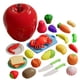 thumbnail image 2 of Juguete de frutas para cortar Hugo Juego de cocina de juguete con Cesta de almacenamiento 25 piezas, 2 of 10
