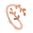 thumbnail image 1 of Anillo De Dedo Anillo De Hoja Ajustable Anillo Abierto Regalo De Joyería Para Niñas Mujeres Kearding AP006156-01, 1 of 6