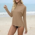 thumbnail image 4 of Hilenly Rash Guard for Women UPF 50 Long Sleeve Hoodie Shirts UV Sun Protetion Athletic Hiking Fishing Shirt, 4 of 7
