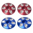thumbnail image 1 of Cubiertas de tapa para auriculares Macarena 4 piezas azul rojo, 1 of 8