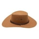 thumbnail image 3 of Sombrero de vaquero unisex para adultos Fdelink, ala ancha, poliéster transpirable, ajustable, 3 of 5