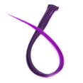 thumbnail image 1 of Set 10 Extensiones de Cabello 22pulg Niña Mujer morado pelo sintético HUA MIAN LI HML687734, 1 of 2