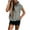 Gray, variant on Sevevn Fashion Woman Sleeveless Round Neck Blouse Causal Pullover Tops Hooded Sweatshirts White XL Christmas Gift