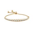 thumbnail image 2 of ANGARA Lab Grown Graduated Diamond Bolo Bracelet for Women in 14K Yellow Gold (Size-3.7mm| Color-F-G| Clarity-VS) | April Birthstone, Anniversary, Jewelry Gift for Women | Lab-Grown Diamond Bracelet, 2 of 7