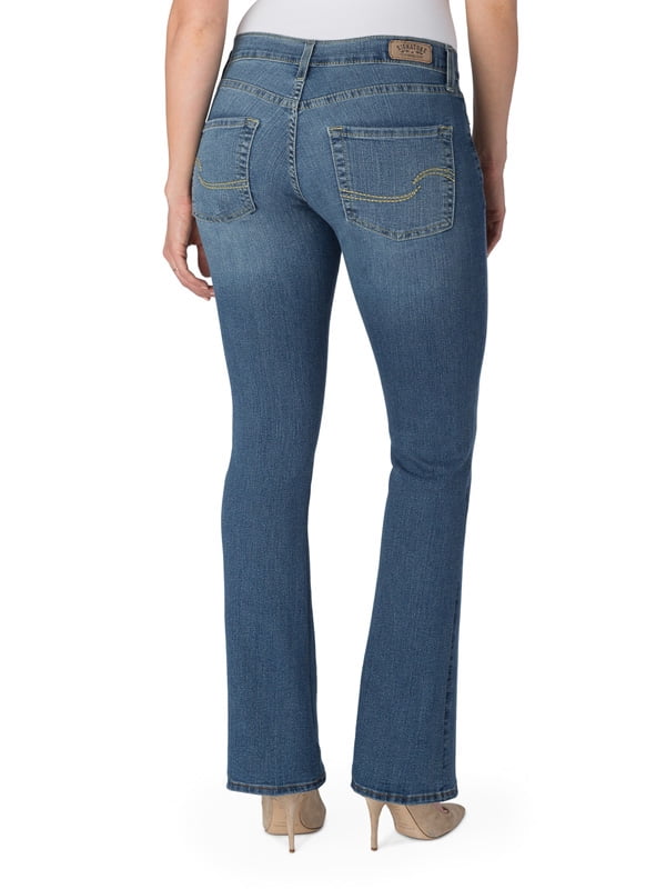 Curvy Bootcut Jeans - Walmart.com 
