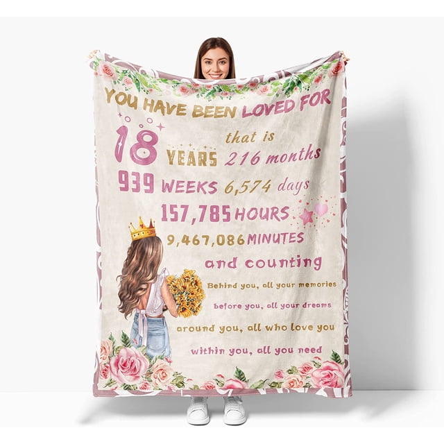 LHSHID 15th Birthday Gifts for Girls Sweet 15 Gifts for Girls Gifts for 15 Year Old Girl 15th Birthday Blanket 15th Birthday Decorations Blankets for Girls 30x40in