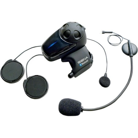 SENA SMH10-11 SMH10 Bluetooth Communication System with Universal Microphone Kit - Single