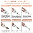 thumbnail image 4 of Professional Manicure & Pedicure Set by Care Me-Corded Electric Nail Care Tools with 7 Attachments for Natural or Acrylic Fingernails or Toenails, 4 of 8