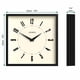 thumbnail image 4 of Reloj de pared JONES CLOCKS® Retro cuadrado 25 cm negro, 4 of 8