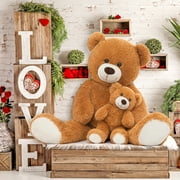 MaoGoLan Mommy and Baby Giant Teddy Bear 39 Bear Stuffed Animal Plush Toy