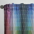 thumbnail image 3 of Designart 'Triangular Shapes Colourfields XVI' Modern & Contemporary Curtain Panel, 3 of 5