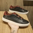 thumbnail image 5 of Men's Summer Casual Loafers Slip On Leather Shoes Lightweight Driving Shoes Male Casual Sneakers Flats Walking Shoes, 5 of 8