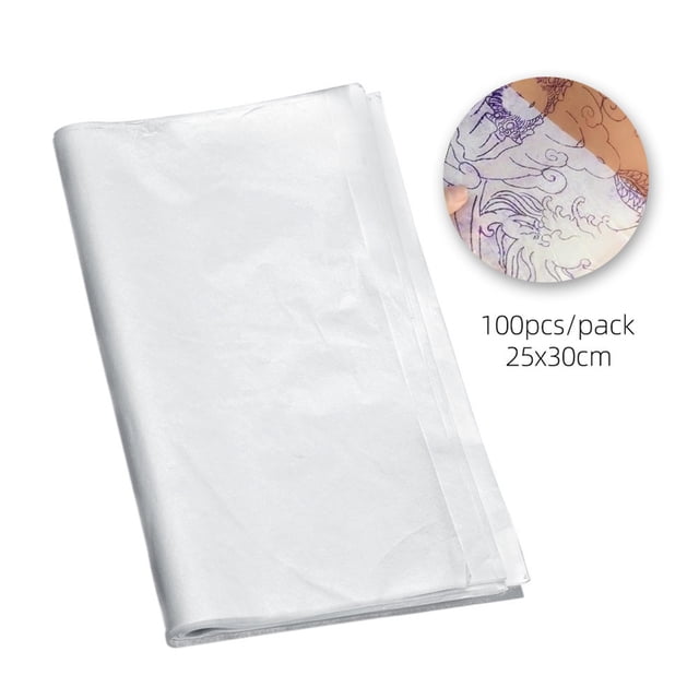 Papel 100 Hojas De Papel De Transferencia De Tatuaje, Papel De Transferencia De Tatuaje Profesional, Copia De Tatuaje, Suministros De Papel Para Tatuaje