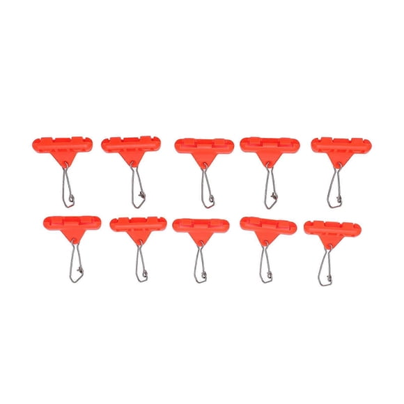 Fishing Tackle Accessory, Duo-Lock Snaps with High Strength Sinker Slider, Plastic and Stainless Steel Sliding Sinker for Freshwater and Saltwater