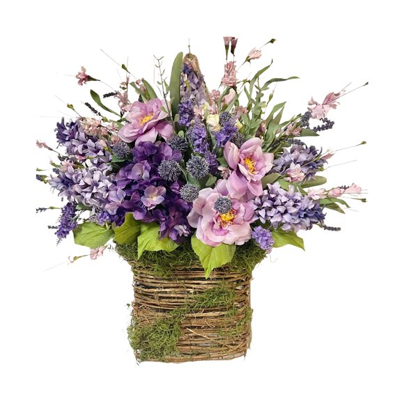 Colgador de puerta, corona de cesta tejida de mimbre, corona de primavera y verano para puerta delantera, guirnalda colgante para interior y exterior,