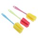thumbnail image 1 of EeaseMX 3 piezas de esponjas creativas y duraderas para limpiar vasos, utensilios de cocina, cepillos retráctiles colgantes de dos colores (color aleatorio), 1 of 7
