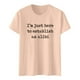 thumbnail image 4 of Camiseta con estampado sarcástico para mujer - Camiseta informal de manga corta con frases divertidas, 4 of 5