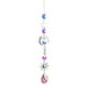 thumbnail image 1 of Adorno colgante de cristal con forma de campanilla de viento, atrapasol y prismas para porche, interior y exterior. A, 1 of 8